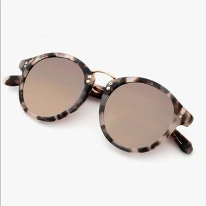 Krewe Taylor Matte Sunday Tortoise Sunglasses